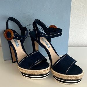 Prada Ankle Strap Sandals